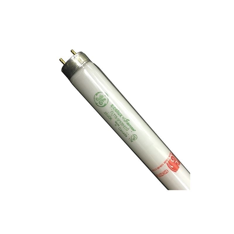 GE Lighting F17T8 SPX35 ECO CVG GE Cov R Guard shatter resistant fluorescent lamp